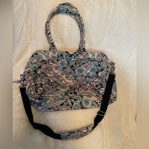 Paisley Crossbody Tote Bag/Bookbag